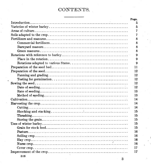 Barley (1912) Winter Barley