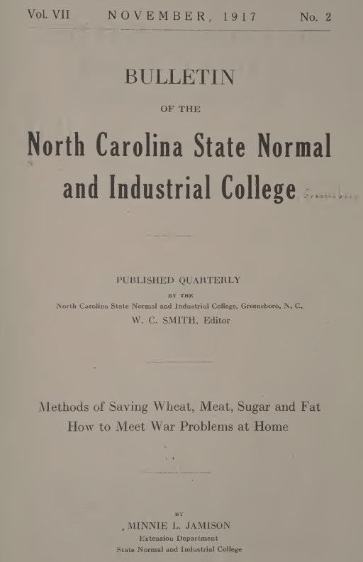 Recipes (1917) Methods of Saving Wheat, Meat, Sugar and Fat: How to Meet War Problems at Home