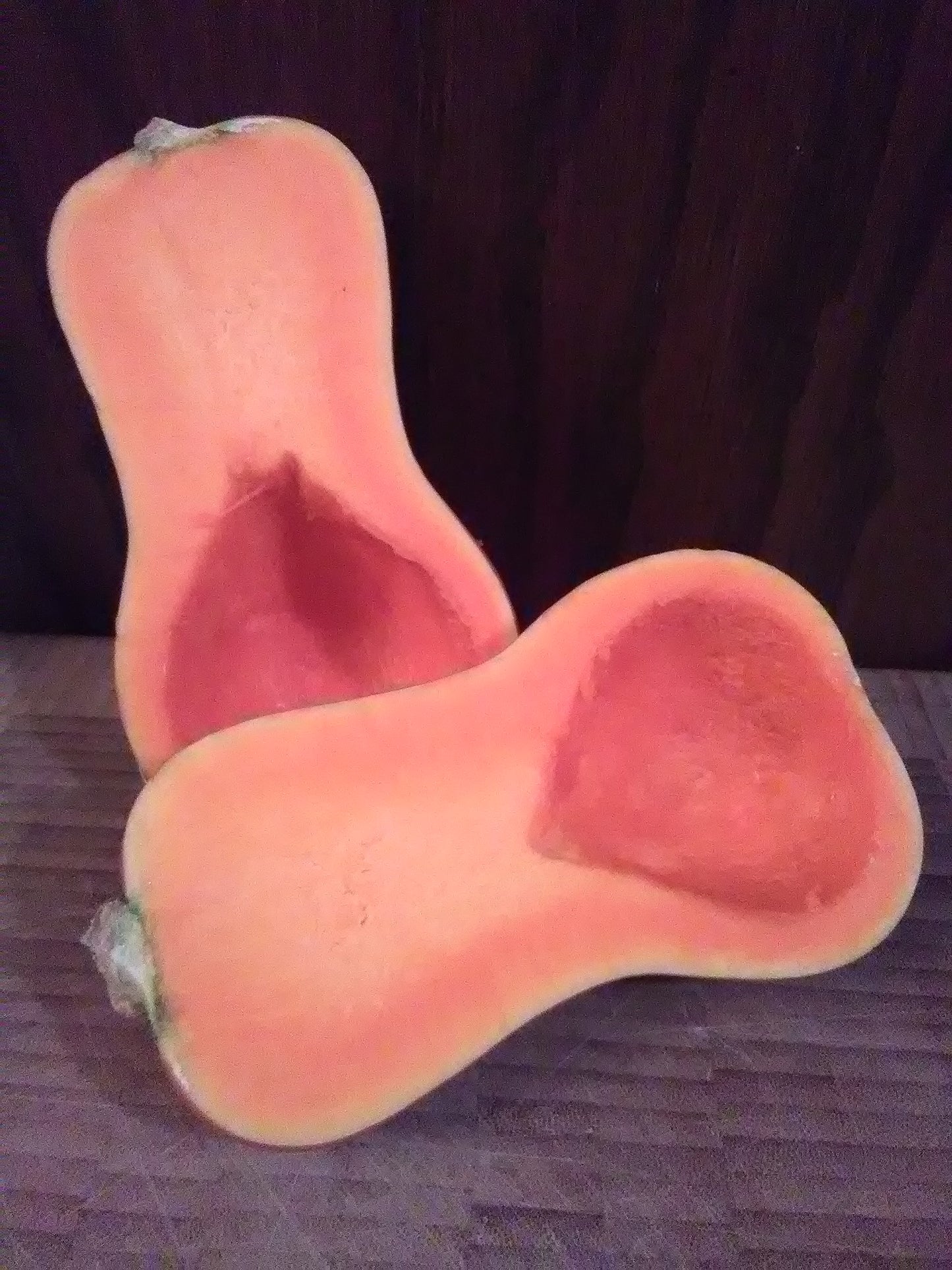 Honeynut Squash; C. moschata; Mini-butternut; Hand-Pollinated; Taste like Yams; Trellis; preped for cooking