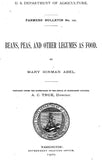 Legumes (1900) Beans, Peas, and Other Legumes as Food