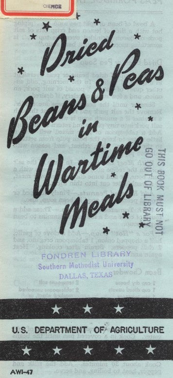Recipes (1943) Dried Beans and Peas in Wartime Meals