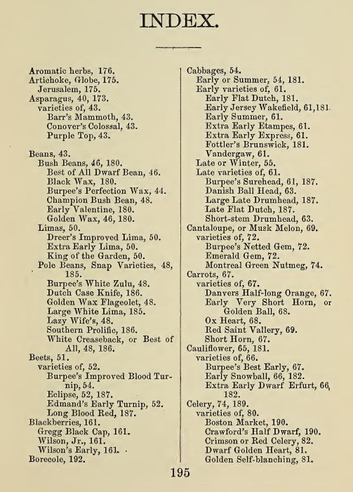 Skills (1898) How and What to Grow in a Kitchen Garden of One Acre
