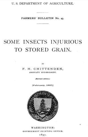 Skills (1897) Some Insects Injurious to Stored Grain