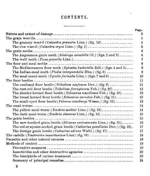 Grains (1897) Some Insects Injurious to Stored Grain