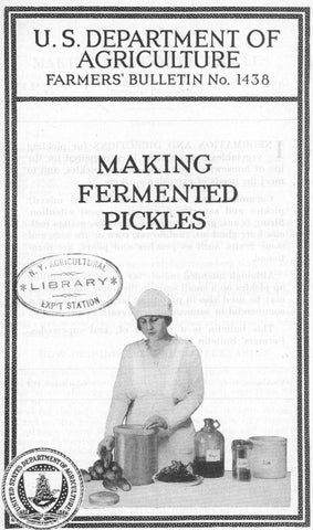 Kitchen (1924) Making Fermented Pickles