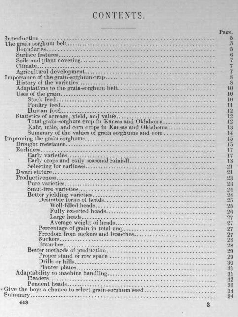 Sorghum (1911) Better Grain-Sorghum Crops