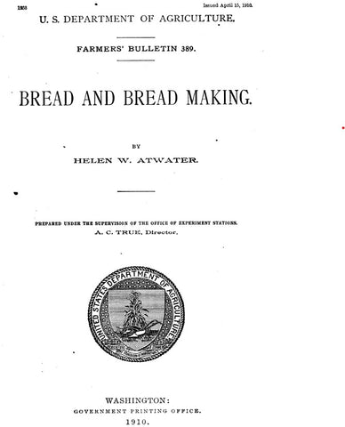 Recipes (1910) Bread and Bread Making