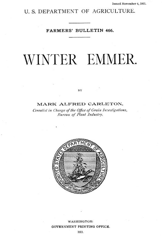 Wheat (1911) Winter Emmer