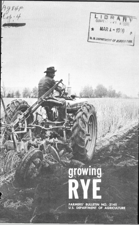 Rye (1959) Growing Rye