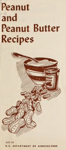 Recipes (1948) Peanut and Peanut Butter Recipes