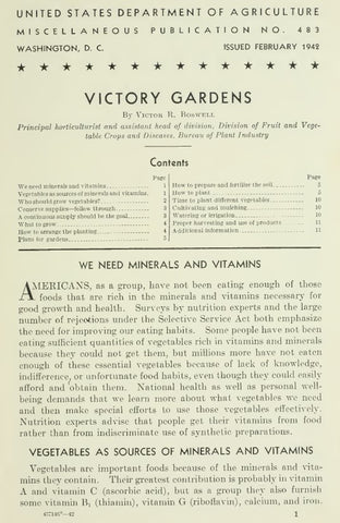 Skills (1942) Victory Gardens