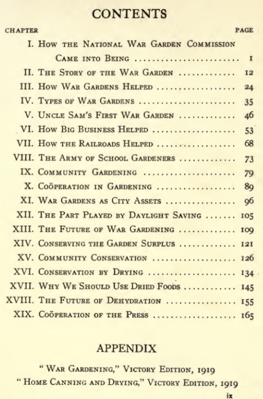 Skills (1919) The War Garden Victorious Its War Time Need and Its Economic Value in Peace