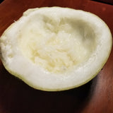 Pastella (Fig Leaf Gourd) Split in Half and Scooped