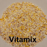 Floriani Red Flint Corn Cornmeal made with a Vitamix blender