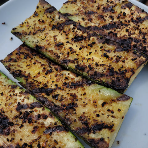 Costata Romanesco Zucchini grilled with Key West spices